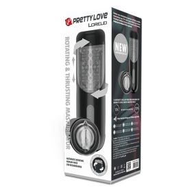 Pretty Love Lorelei Rotating and Thrusting  Masturbator - Black