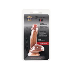 Raw Dildo Ultra Realistic Dager - Brown