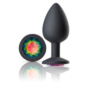 Cloud 9 Novelties Gems Jeweled Silicone Anal Plug (Option: Large)