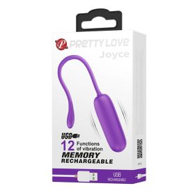 Pretty Love Joyce Vibrating Egg (Option: Purple)