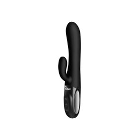Hypnotic Clit Teaser and Thrusting Rabbit (Option: Black)
