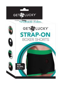 Strap-on boxer shorts (Option: on Black/green Boxers  Xl/xxl)