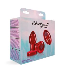 Vibrating Red Metal Remote Plug (Option: Small)