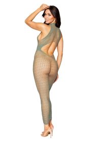 Bodystocking Gown (Option: One Size  Sage)