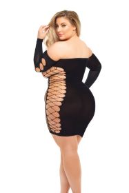 Diamond Drippin Dress (Option: Queen Size  Black)