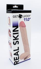 Real Skin 11 Dual Layer Dildo (Option: Beige)