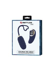 Vivian Remote Control Vibrating Egg (Option: Blue)