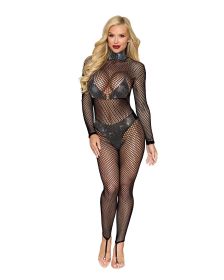 Bodystocking Dmnd (Option: One Size  Black)
