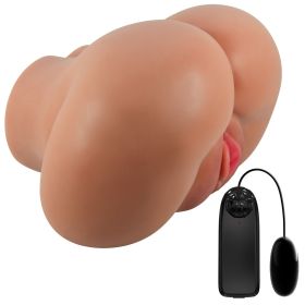 Luna Realistic Vagina and Ass Vibrator (Option: Tan)