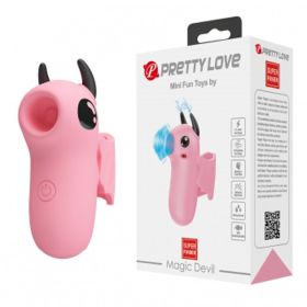 Magic Devil Finger Vibrator (Option: Pink)