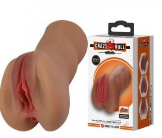 Caroline Realistic Vagina Masturbator (Option: Brown)