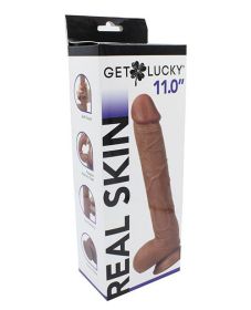 Real Skin 11 Dual Layer Dildo (Option: Light Brown)