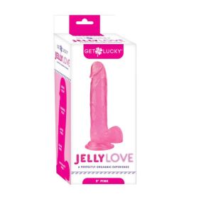 Jelly Love 9" Dildo (Option: Pink)