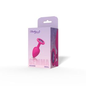 Gemma Purple Gem Pink Silicone Plug (Option: Small)