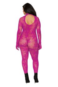 Bodystocking With Finger Gloves (Option: Queen Size  Azalea)