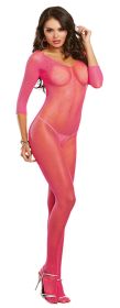 Bodystocking (Option: One Size  Neon Pink)