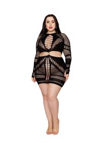 Chemise Dmnd (Option: Queen Size  Black)