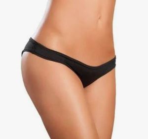 Flattering Mini Srunchy Panty (Option: Medium/large  Black)